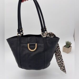 Gucci Black Leather Shoulder Vintage  with Gold Hardware Horse Bit